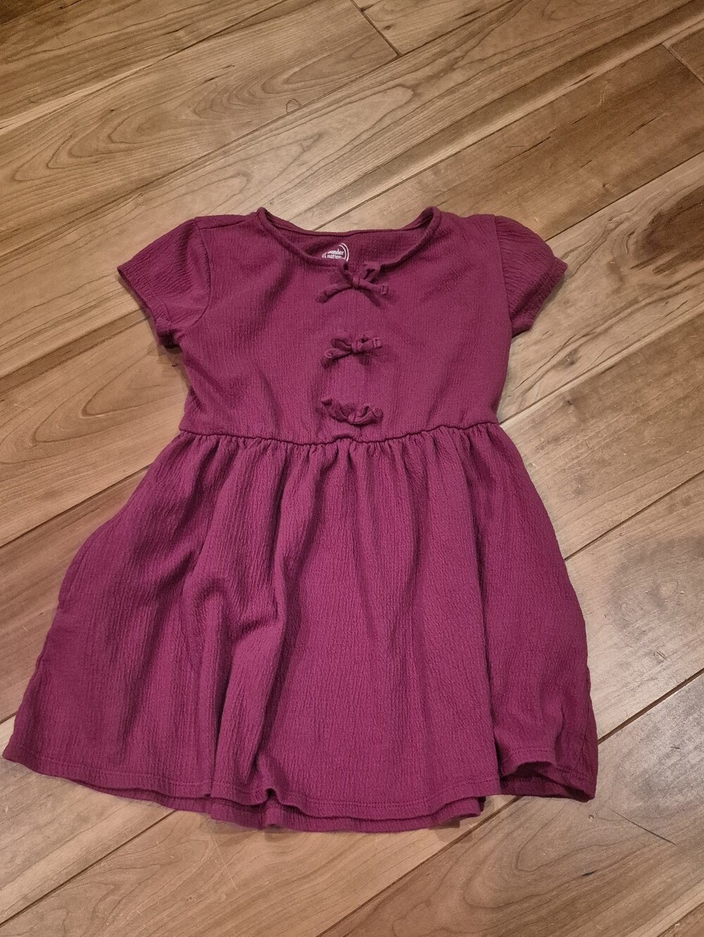 Wonder Nation Bow-Front Dress XS 4/5